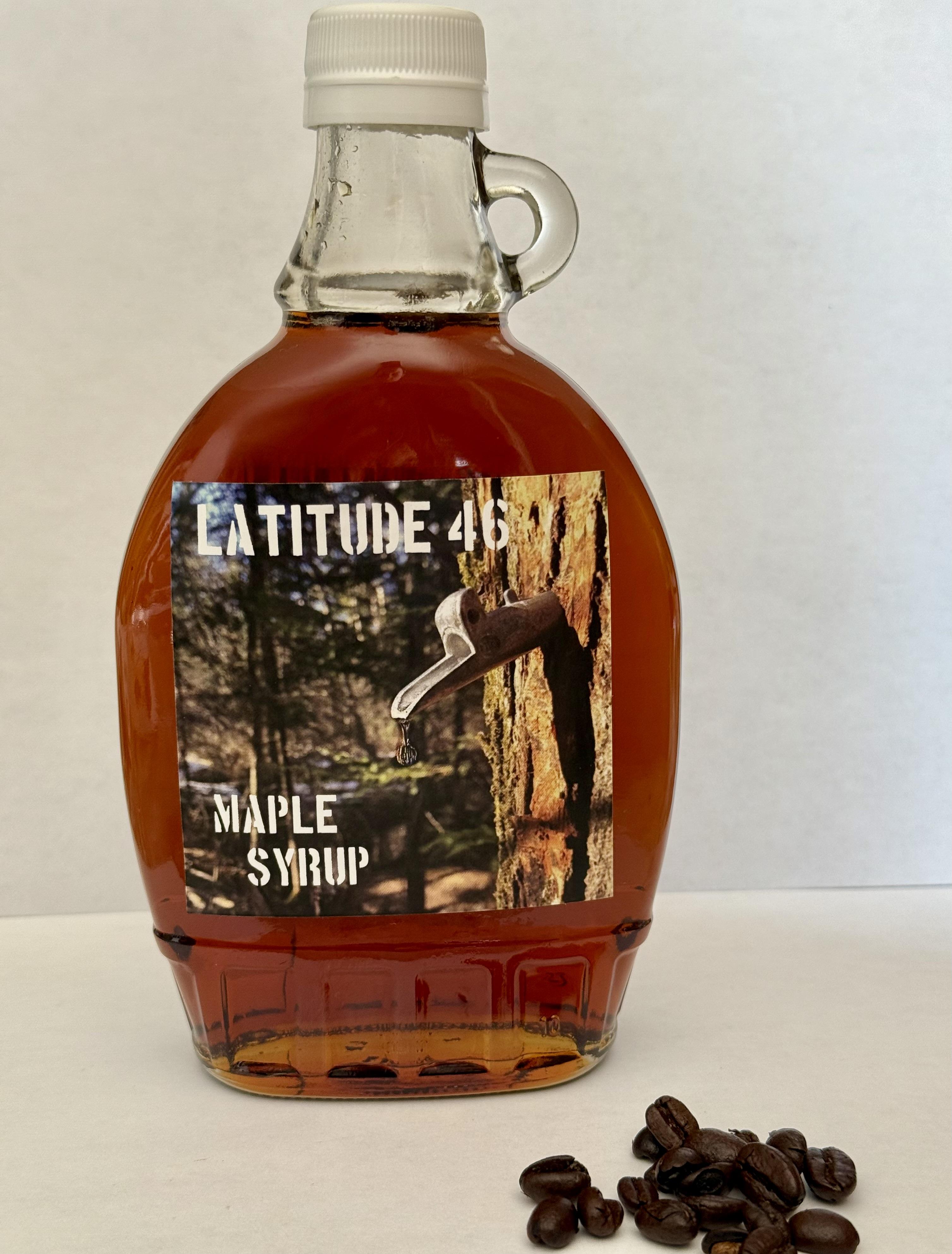 Caramel Coffee Bean infused Pure Maple Syrup-12 0z